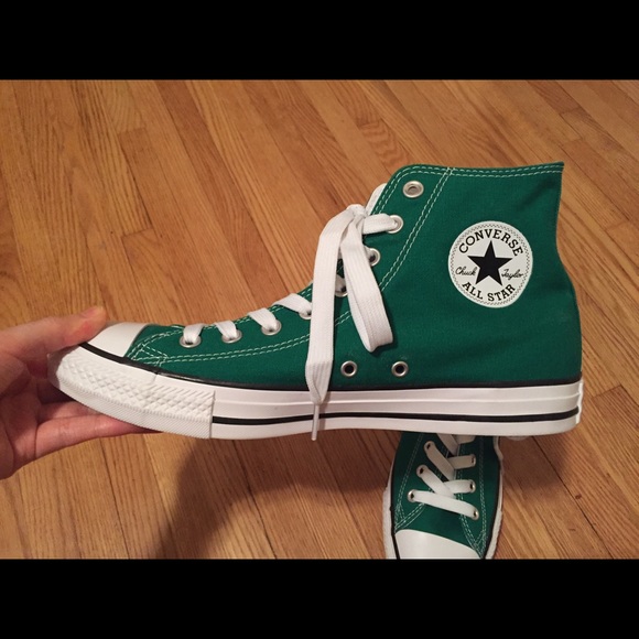 Amazon Green Converse High Tops 